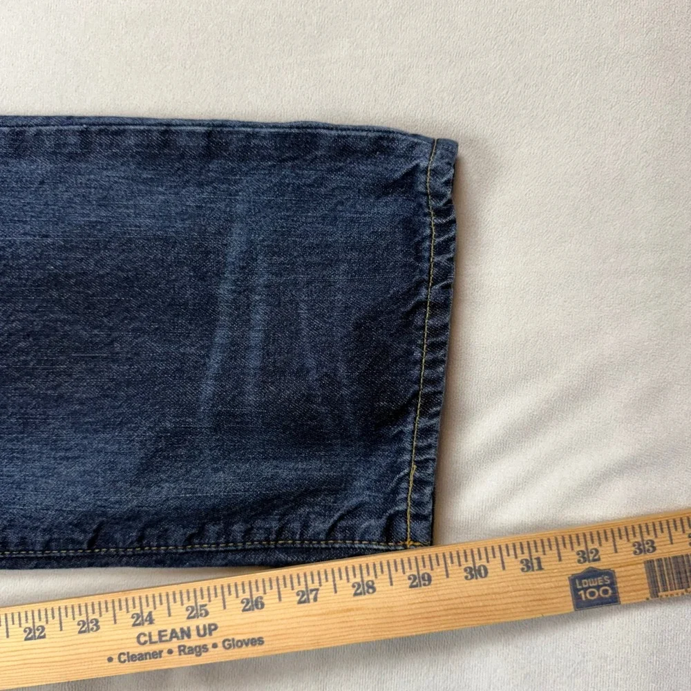 Polo Ralph Lauren Varick Slim Straight Jeans Mens 40x30 Dark Wash Blue Denim